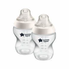 Tommee Tippee CTN Dojčenská fľaša bez BPA dvojbalenie, 2x260ml, 0m+