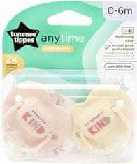 Tommee Tippee CTN Silikónový Cumlík AnyTime 0-6m, 2ks