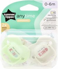 Tommee Tippee CTN Silikónový Cumlík AnyTime 0-6m, 2ks