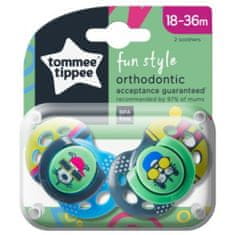 Tommee Tippee CTN Fun, Silikónový cumlík, 18-36m, 2ks