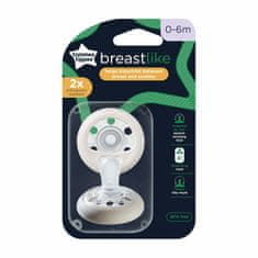 Tommee Tippee CTN Breast-like, Silikónový cumlík, 0-6m, 2ks