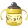 Tommee Tippee Superstar netečúci hrnček/pohárik, 190 ml, 4m+, žltý