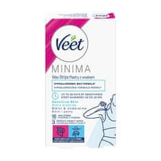 Veet Hypoalergénne voskové pásiky bikiny a podpazušie Minima 16 ks