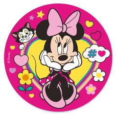 Dekora Jedlý papier zasnená Minnie 20 cm