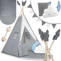 shumee Teepee stan pre deti NK-406 Nukido - šedý