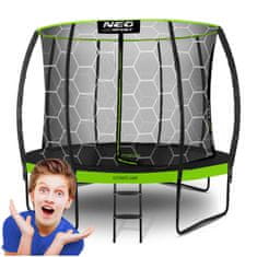 Neo-Sport Profilovaná záhradná trampolína 10ft/312cm s vnútornou sieťou Neo-Sport