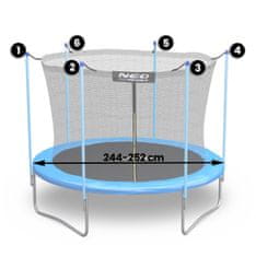 Neo-Sport Vnútorná sieť pre 252cm 8ft trampolínu Neo-Sport