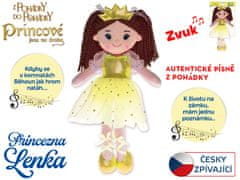 Bábika Princezná Lenka 35 cm mäkké telo na batérie česky spievajúci