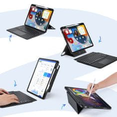 Dux Ducis DK puzdro s klávesnicou na iPad Pro 12.9'' 2020/2021/2022, čierne