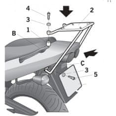 SHAD Montážna sada pre Horný kufor Top master K0ZR71ST KAWASAKI ZR7/7S