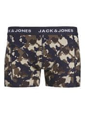 Jack&Jones 3 PACK - pánske boxerky JACCAMOFLAGE 12259089 Navy Blazer (Veľkosť S)