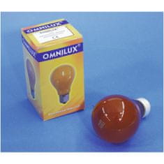 Omnilux A19 230V/25W E-27, oranžová