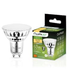 LUMILED 10x LED žiarovka GU10 6W = 50W 580lm 3000K Teplá biela 120°