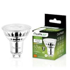 LUMILED 10x LED žiarovka GU10 6W = 50W 580lm 4000lm Neutrálna biela 38°