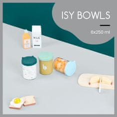 Babymoov Sklenené misky s viečkami ISY BOWLS 6x 250ml