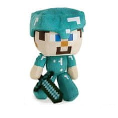 Plush Plyšová hračka Minecraft Steve diamantový mini 16cm