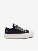 Čierne dámske tenisky Converse Chuck Taylor All Star Lift Platform Cherries 36