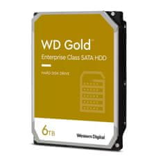 WD HDD 6TB 6004FRYZ Gold 256MB SATAIII 7200rpm