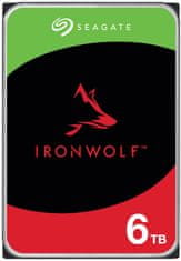 Seagate IronWolf 6TB HDD / ST6000VN006 / Interné 3,5&quot; / 5400 rpm / SATA 6Gb/s / 256 MB