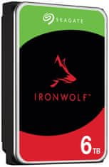 Seagate IronWolf 6TB HDD / ST6000VN006 / Interné 3,5&quot; / 5400 rpm / SATA 6Gb/s / 256 MB