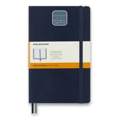 Moleskine Zápisník Expanded - mäkké dosky L, linajkový, modrý