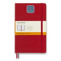 Moleskine Zápisník Expanded - tvrdé dosky L, linajkový, červený