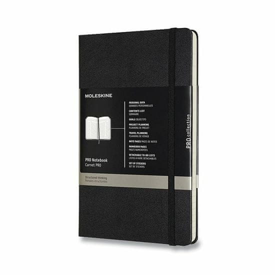 Moleskine Zápisník Professional - tvrdé dosky L, čierny