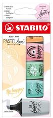 Stabilo Boss Mini Pastellove 5 ks - ružová, mäta, tyrkys, šedá, oranžová