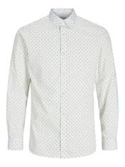 Jack&Jones Plus Pánska košeľa JJJOE Slim Fit 12264373 White (Veľkosť 8XL)