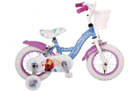 Volare Detský bicykel Disney Frozen 2 - dievčenský - 12 palcov - modrý/fialový