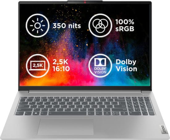 Lenovo IdeaPad Slim 5 16ABR8 (82XG008TCK), šedá