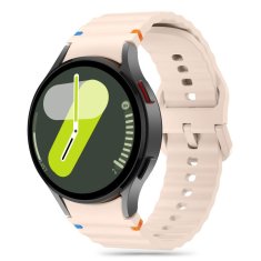 Tech-protect Silicone Sport remienok na Samsung Galaxy Watch 4 / 5 / 5 Pro / 6 / 7 / FE, pink