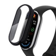 Tech-protect Defense 360 puzdro so sklom na Xiaomi Smart Band 9, čierne