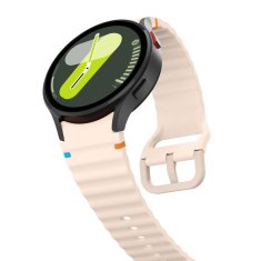 Tech-protect Silicone Sport remienok na Samsung Galaxy Watch 4 / 5 / 5 Pro / 6 / 7 / FE, pink