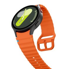 Tech-protect Silicone Sport remienok na Samsung Galaxy Watch 4 / 5 / 5 Pro / 6 / 7 / FE, orange