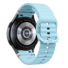 Tech-protect Silicone Sport remienok na Samsung Galaxy Watch 4 / 5 / 5 Pro / 6 / 7 / FE, sky blue