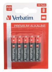 VERBATIM batéria AAA 1,5V Alkalické blister 10pck / BAL 49874