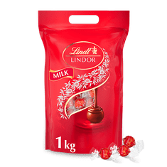 LINDT LINDOR pralinky Mliečna čokoláda 1000g