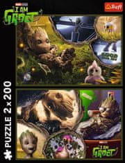 Trefl Puzzle Marvel: Ja som Groot 2x200 dielikov