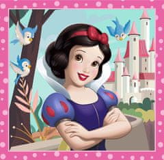 Trefl Puzzle Disney princeznej: Vaina, Locika a Snehulienka 3v1 (20,36,50 dielikov)