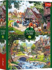 Trefl Puzzle Idylický život 2x500 dielikov