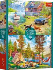 Trefl Puzzle Letný relax 2x500 dielikov