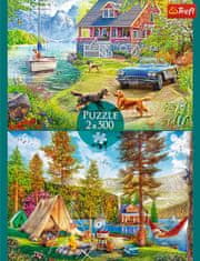 Trefl Puzzle Letný relax 2x500 dielikov