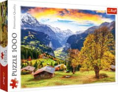 Trefl Puzzle Malebná alpská dedinka 1000 dielikov