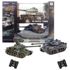 HMStudio RC TANK T34 vs TIGER (sada 2ks) 1:24