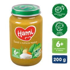 Hami Špenát s morskou treskou (200 g) - mäsovo-zeleninový príkrm