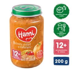 Hami Cestoviny s tekvicou a kuracím mäsom (200 g) - mäsovo-zeleninový príkrm