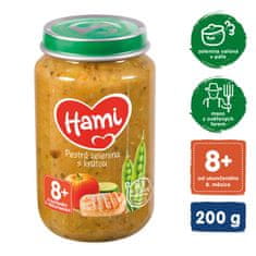 Hami Pestrá zelenina s morkou (200 g) - mäsovo-zeleninový príkrm