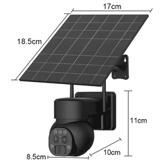 SAFETRONIK Solárna PTZ otočná 4G IP bezpečnostná kamera Y9 - SAFETRONIK