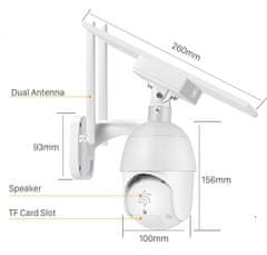 Innotronik Solárna PTZ otočná 4G IP bezpečnostná kamera Innotronik IUB-BC20-4G(4MP) - Innotronik